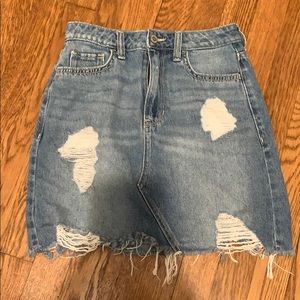 Hollister Jean skirt size 1